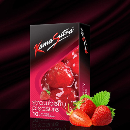 Kamasutra Strawberry Flavour Condom