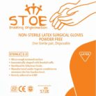 Stoe Latex Surgical Gloves Powder Free Non-sterile