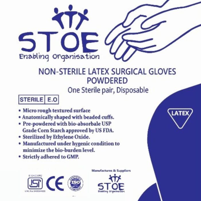 Stoe Surgical Gloves Powdered Non-sterile