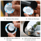 Round blind spot mirror for car side mirrors