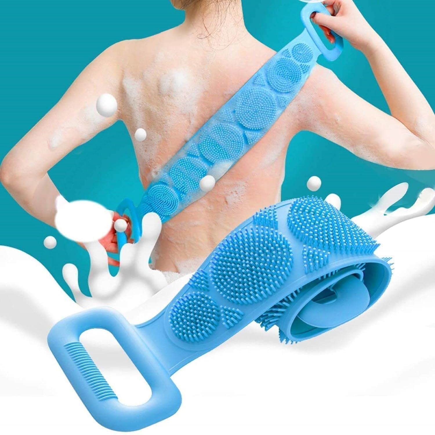 Silicone Body Back Scrubber for bath