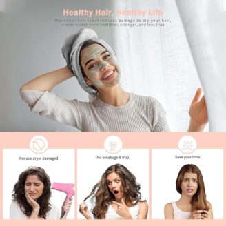 Drying Microfiber Towel for Hair