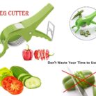 Multipurpose Vegetable Cutter with Built-in Peeler