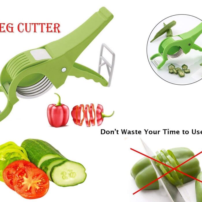Multipurpose Vegetable Cutter with Built-in Peeler Multipurpose Vegetable Cutter with Built-in Peeler